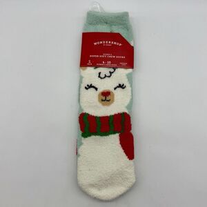 Wondershop Women’s Reindeer Super Soft Crew Socks Size‎ Size 4-10